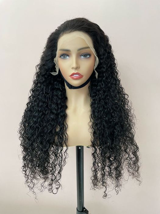 Deep wave closure wig